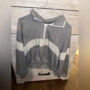 Pink Brand Grey Pullover